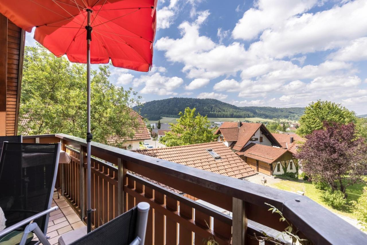 Ferienwohnung Haus Am Wald Messstetten Exterior foto
